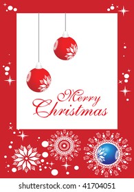 merry christmas background, vector illustration