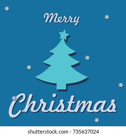 Merry Christmas background, vector illustration 