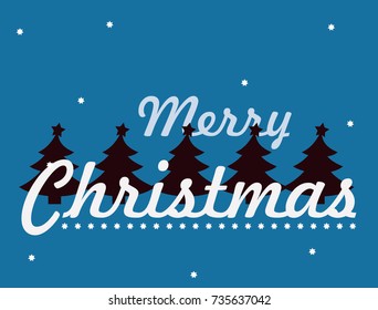 Merry Christmas background, vector illustration 