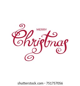 Merry Christmas background. Vector illustration. Greeting card