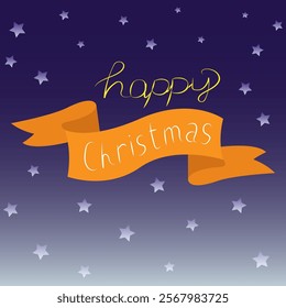 Merry Christmas background wallpaper winter.Vector drawing.