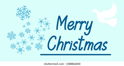 Merry Christmas background wallpapers: Merry christmas with white bird