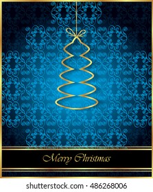 Merry Christmas background for your invitations, festive posters, greetings cards.
