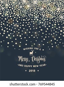 Merry Christmas background.Vector illustration