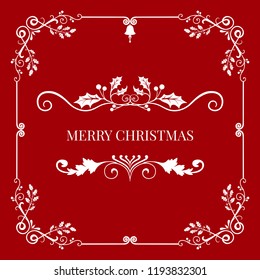 Vector de diseño de insignia navideña Merry