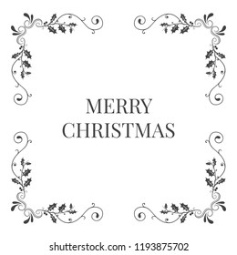 Vector de diseño de insignia navideña Merry