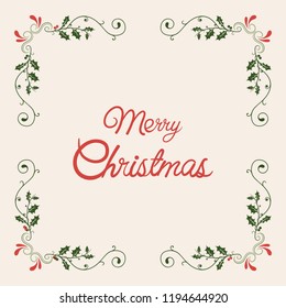 Vector de diseño de insignia navideña Merry