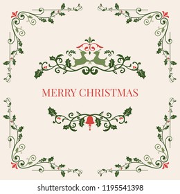Fröhlicher Weihnachtsbaddesign-Vektorgrafik