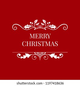 Merry Christmas badge design vector