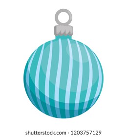 merry christmas ball decorative icon