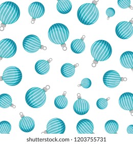 merry christmas balls decorative pattern