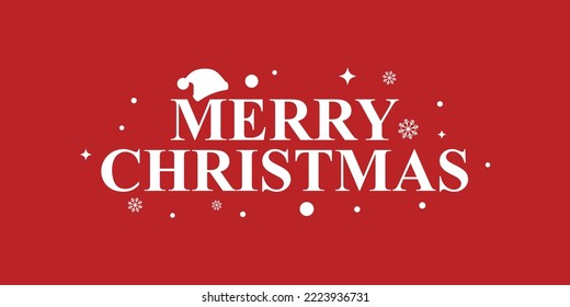 Merry Christmas, Christmas Banner, Merry Christmas Background, Merry Christmas Text, Holiday Greeting Card, Card, Merry Text, Vector Text Background