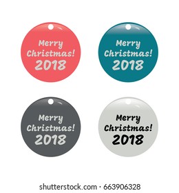 Merry Christmas banner set