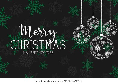 Merry Christmas banner studio table room product display with copy space