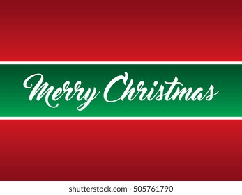 Merry Christmas Banner Vector
