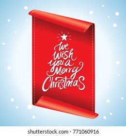 Merry Christmas banner vector
