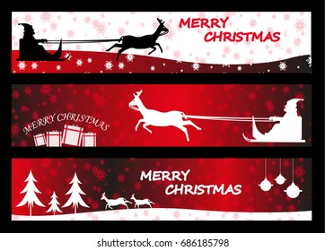 Merry Christmas Banners