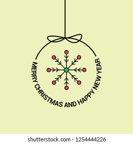 Merry Christmas Beautiful Card Background