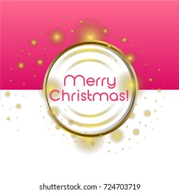 Merry Christmas, Beautiful greeting card poster