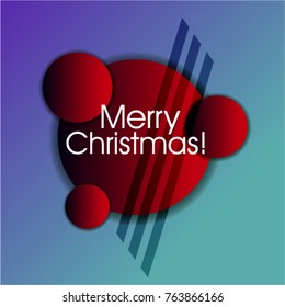merry christmas, Beautiful greeting card poster with geometry background