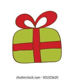 Merry christmas boxes for your creative design. Vector illustration