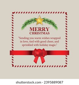 Merry Christmas and Bright Corporate invitation cards. Holidays greeting card vector design