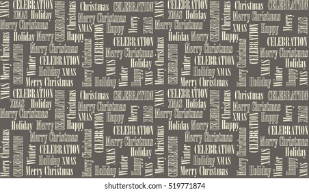 merry christmas brown text background
seamless