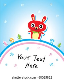 merry christmas bunny