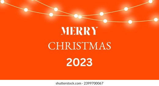 merry christmas with calligraphic and brush painted text effect. Vector illustration background for new year and new year resolutions and happy wishes with stars christmas elements.