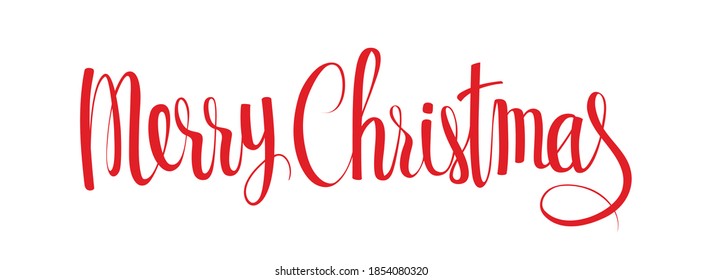 Merry Christmas Vintage Calligraphy Vector Text Stock Vector (Royalty ...