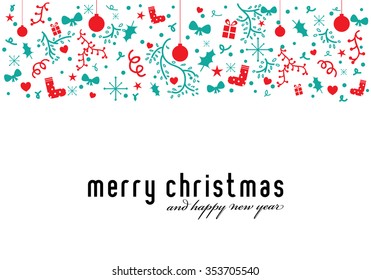 Merry Christmas. Christmas calligraphy. 