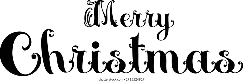 Feliz Natal Caligrafia Texto Design
