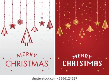 Merry Christmas campaign. flyer brochure cover template 02