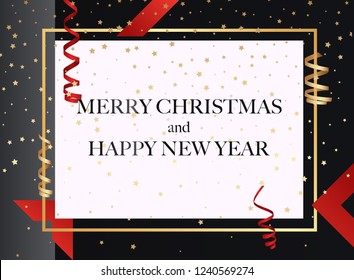 Merry Christmas.  Can be used for decoration, banners and card.