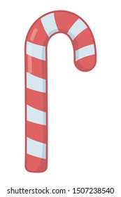 Merry christmas candy cane vector design