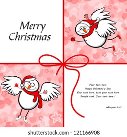 Merry christmas card.