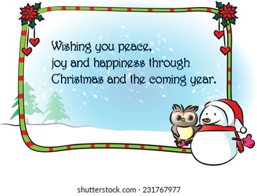 Merry Christmas card