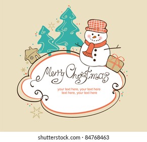 Frohe Weihnachtskarte