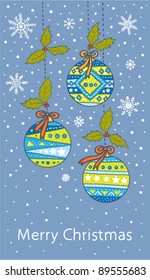 Merry christmas card