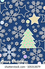 Merry Christmas - Christmas card or Christmas background