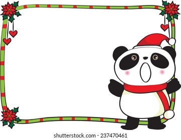 merry christmas card border