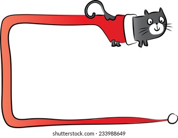 merry Christmas card border frame