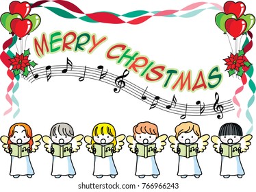 merry christmas card design background