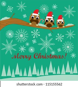 merry christmas card design. vector illustration