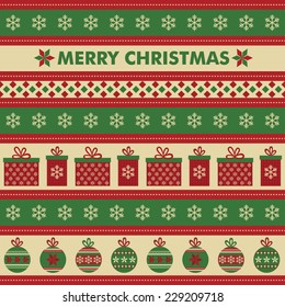 merry Christmas card design. vector illustration
