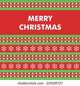 merry Christmas card design. vector illustration