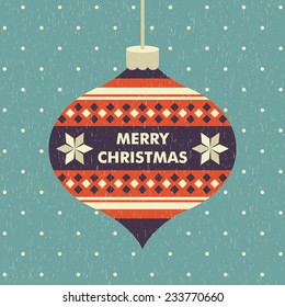 merry christmas card design. vector illustration