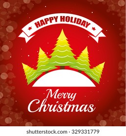 Merry christmas card design, vector illustration eps10.