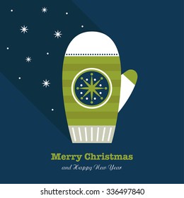 merry christmas card design. vector illustration
