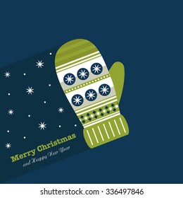merry christmas card design. vector illustration
